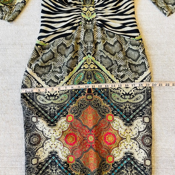 Etro Mixed Tribal and Zebra Print Dress - Picture 9 of 12